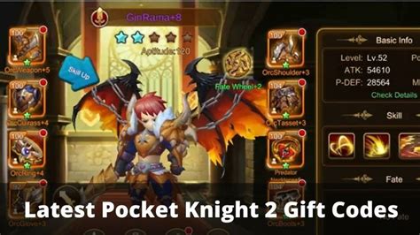 pocket knights 2 codes